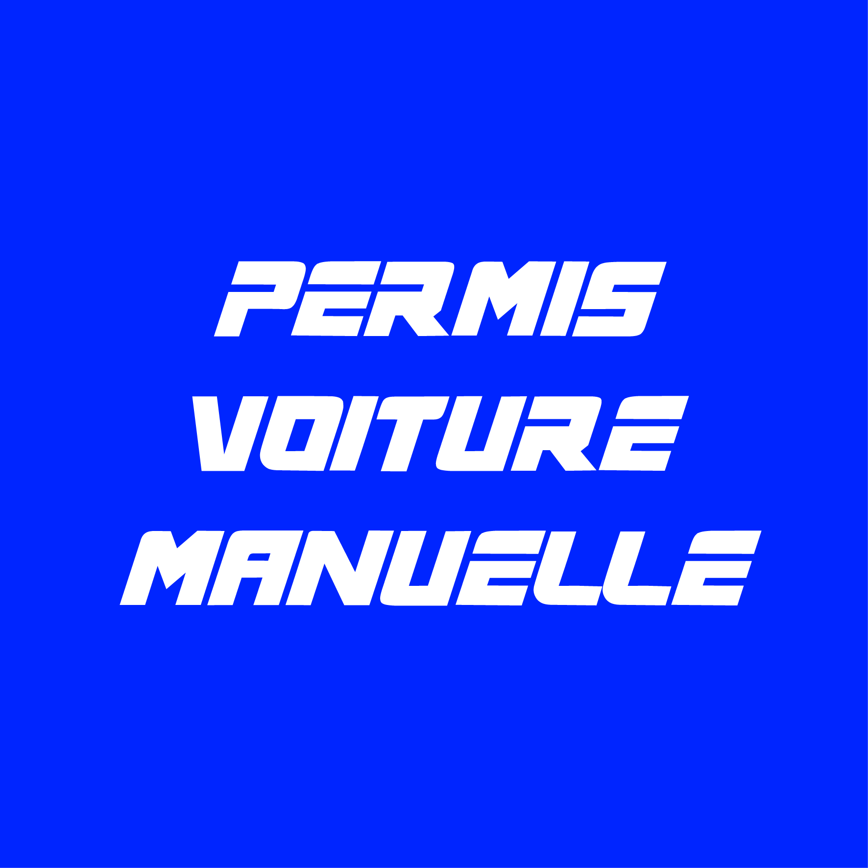 Forfait Voiture Manuelle